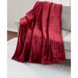 Premier Comfort Merlot Cozy Plush Printed Throw 50" x 70"